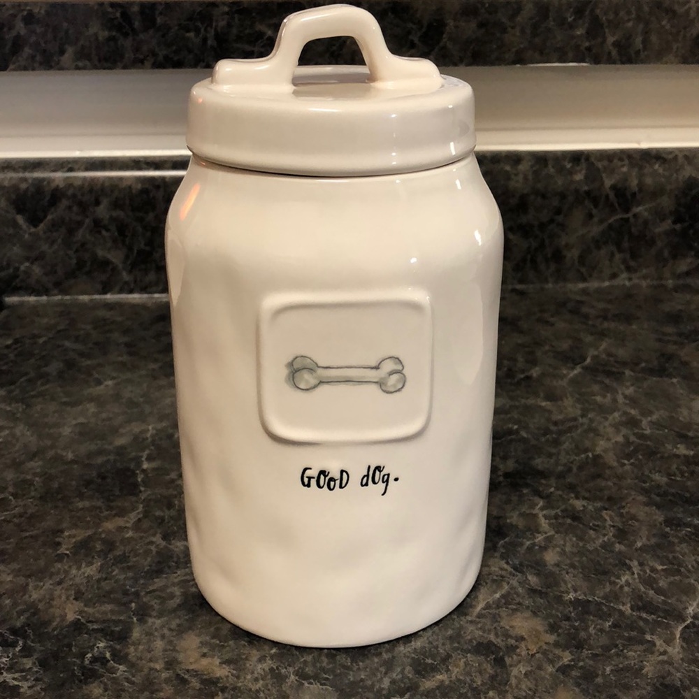 Rae Dunn Good Dog Treats Jar